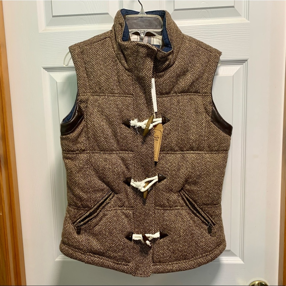 Cute tweed vest for fall
